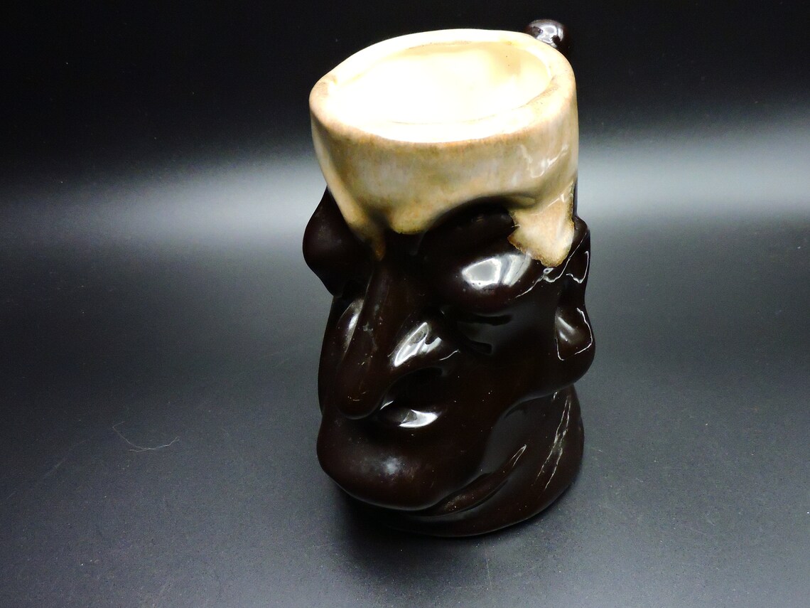 Ceramic Drinking Stein Beer Stein Coffee Mug Old Man Etsy