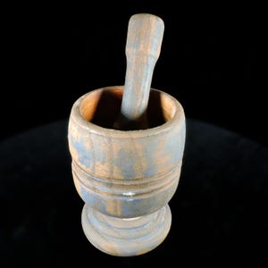 Vintage Mortar & Pestle ~ Amish Made Mortar and Pestle ~ Apothecary Mortar and Pestle ~ Pharmacists Tool ~ Herb Grinding Tool ~ Kitchen Tool