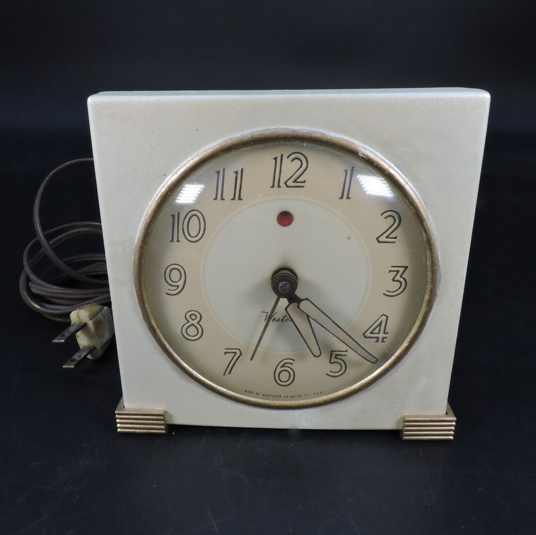 Vintage Art Deco Clock Art Deco Clock Art Deco Alarm Clock Vintage