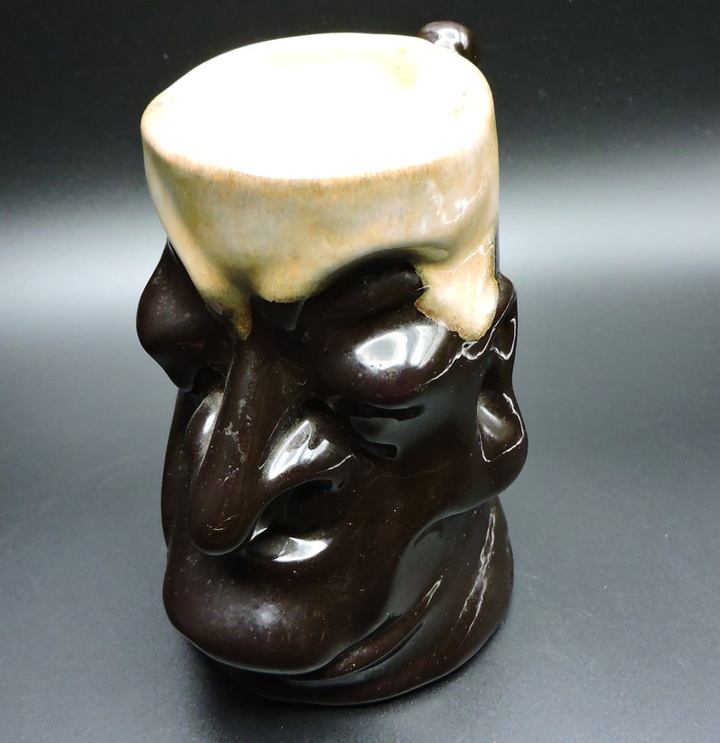 Ceramic Drinking Stein Beer Stein Coffee Mug Old Man Etsy