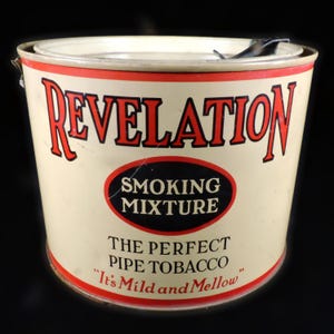 how much is a can of tobacco Old Tobacco Can
