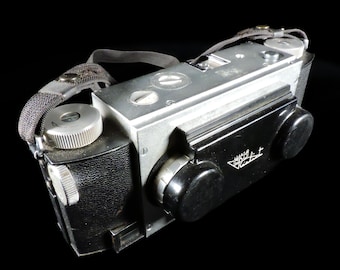 Stereo Camera With Leather Case and Manual - Etsy