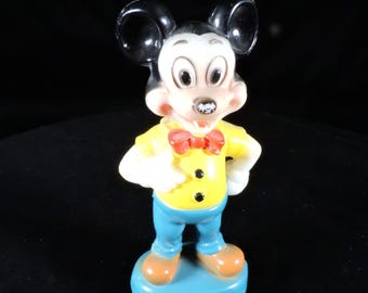 Vintage Mickey Mouse Toy Figurine ~ Disneyana
