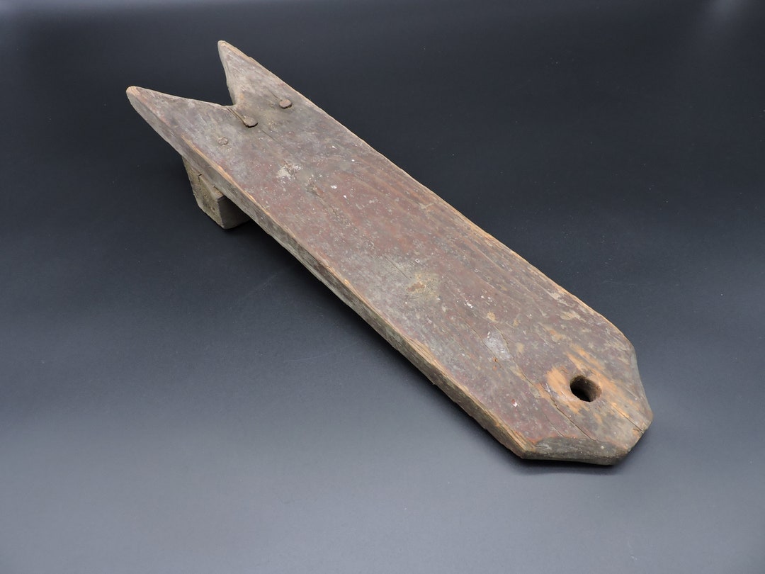 Antique Boot Jack Vintage Wooden Boot Jack Primitive Wood Etsy