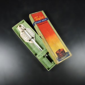 Vintage Meat Thermometer ~ Taylor Meat Thermometer ~ Cooking Thermometer ~ Kitchen Thermometer ~ Kitchen Gadget ~ Kitchen Collectible