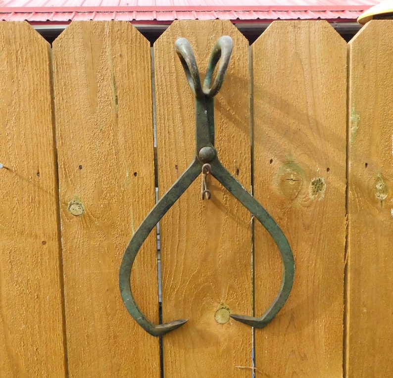 Vintage Ice Tongs Ice House Tool Ice House Tongs Vintage Etsy
