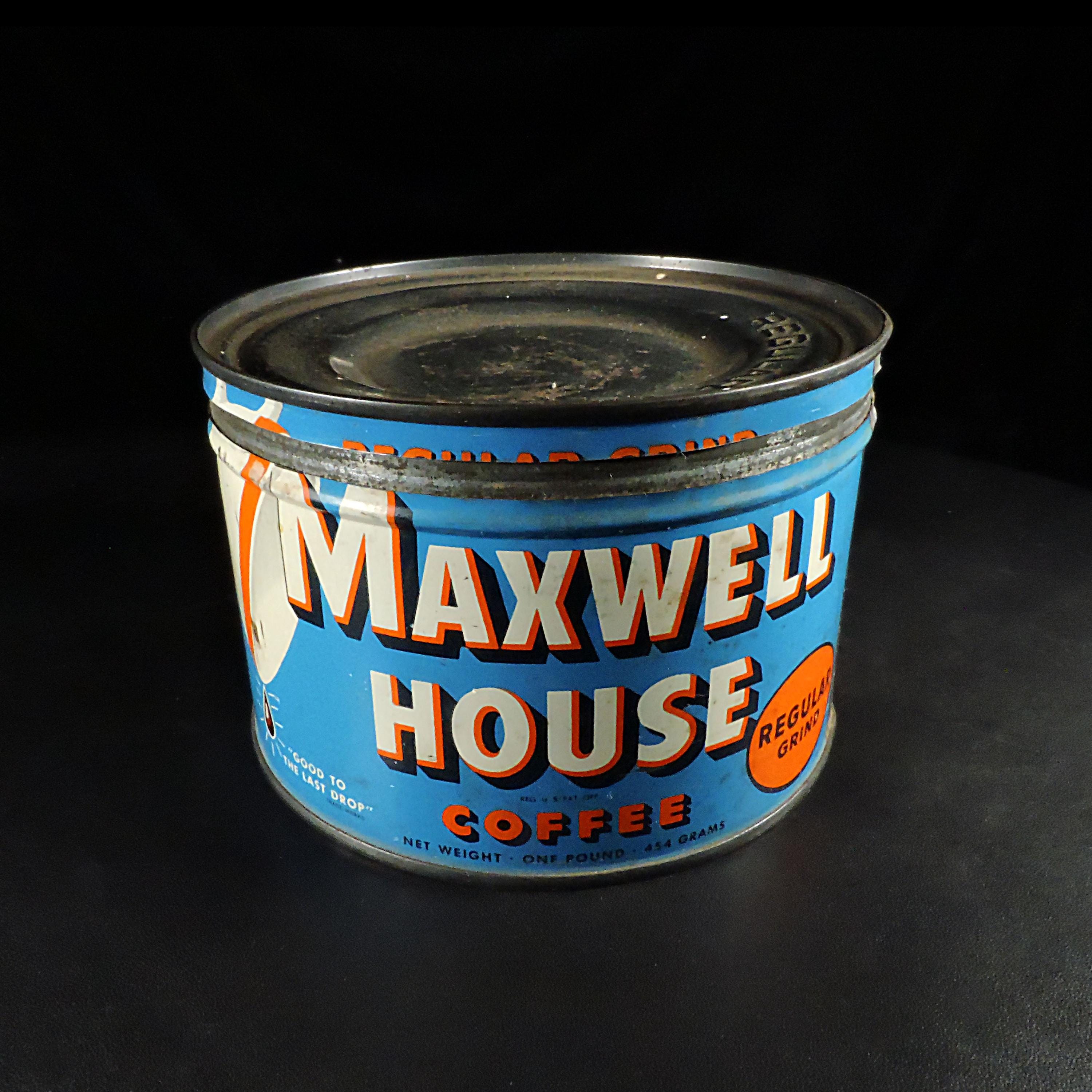 Vintage Maxwell House Coffee Tin - Etsy