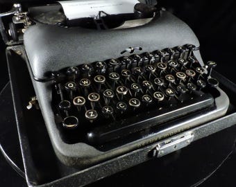 1940 Remington Remette Portable Manual Typewriter With Case - Etsy