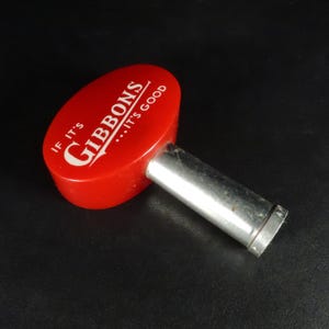 Vintage Gibbons Beer Tap Handle ~ Breweriana