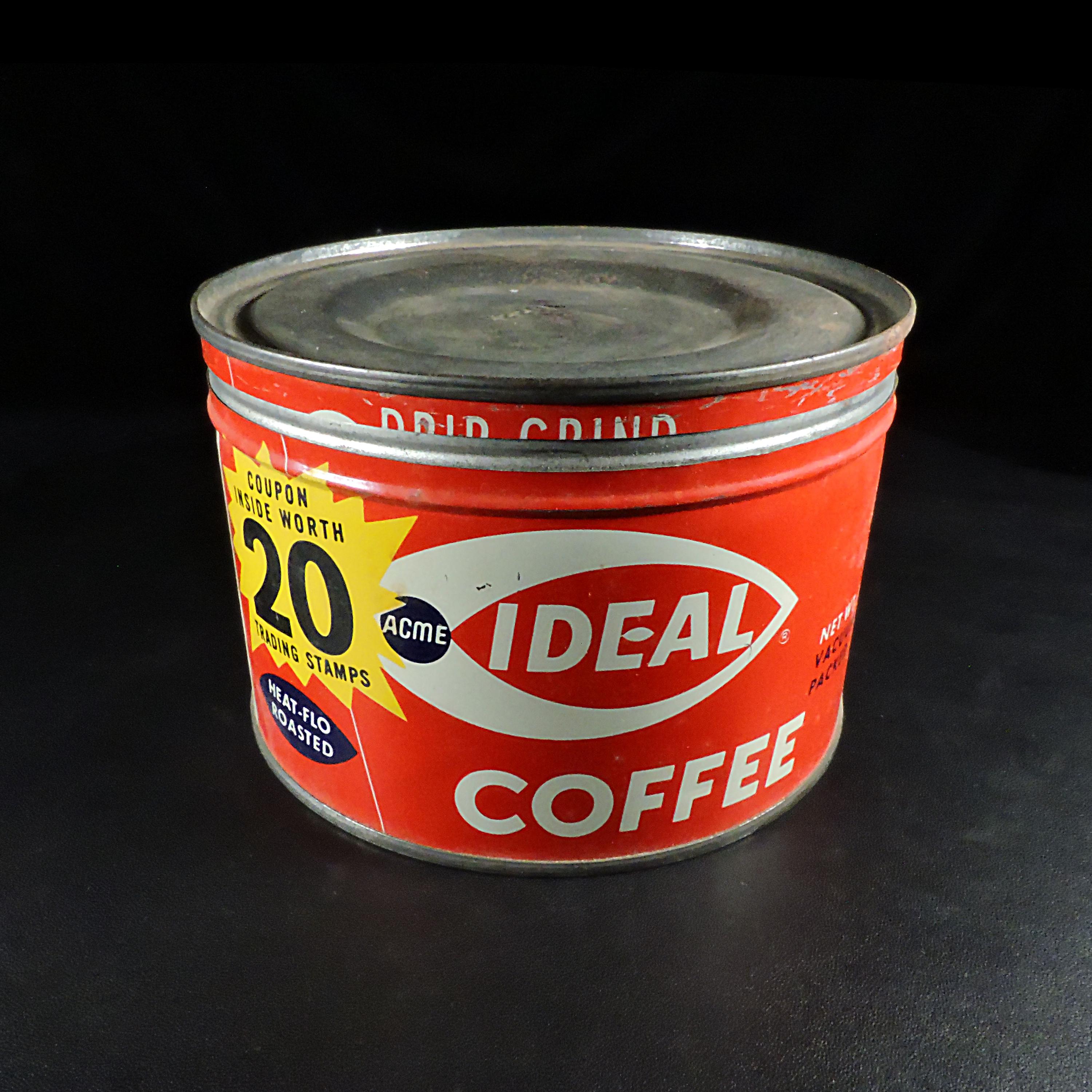 ヴィンテージ】コーヒー缶 ACME IDEAL COFFEE Vintage Acme Tin - Etsy
