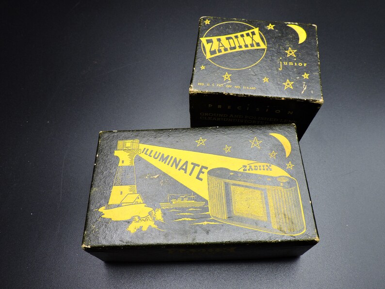 Vintage Plastic Slide Viewer Kit in Original Boxes Zadiix