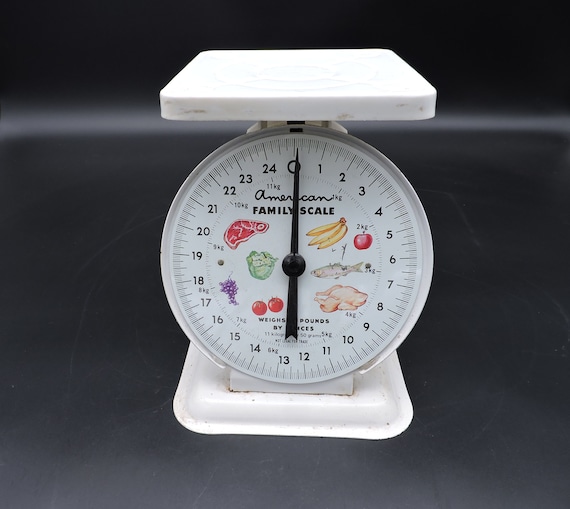 Vintage American Family Scale, Colorful Working Kitchen Decor - Etsy