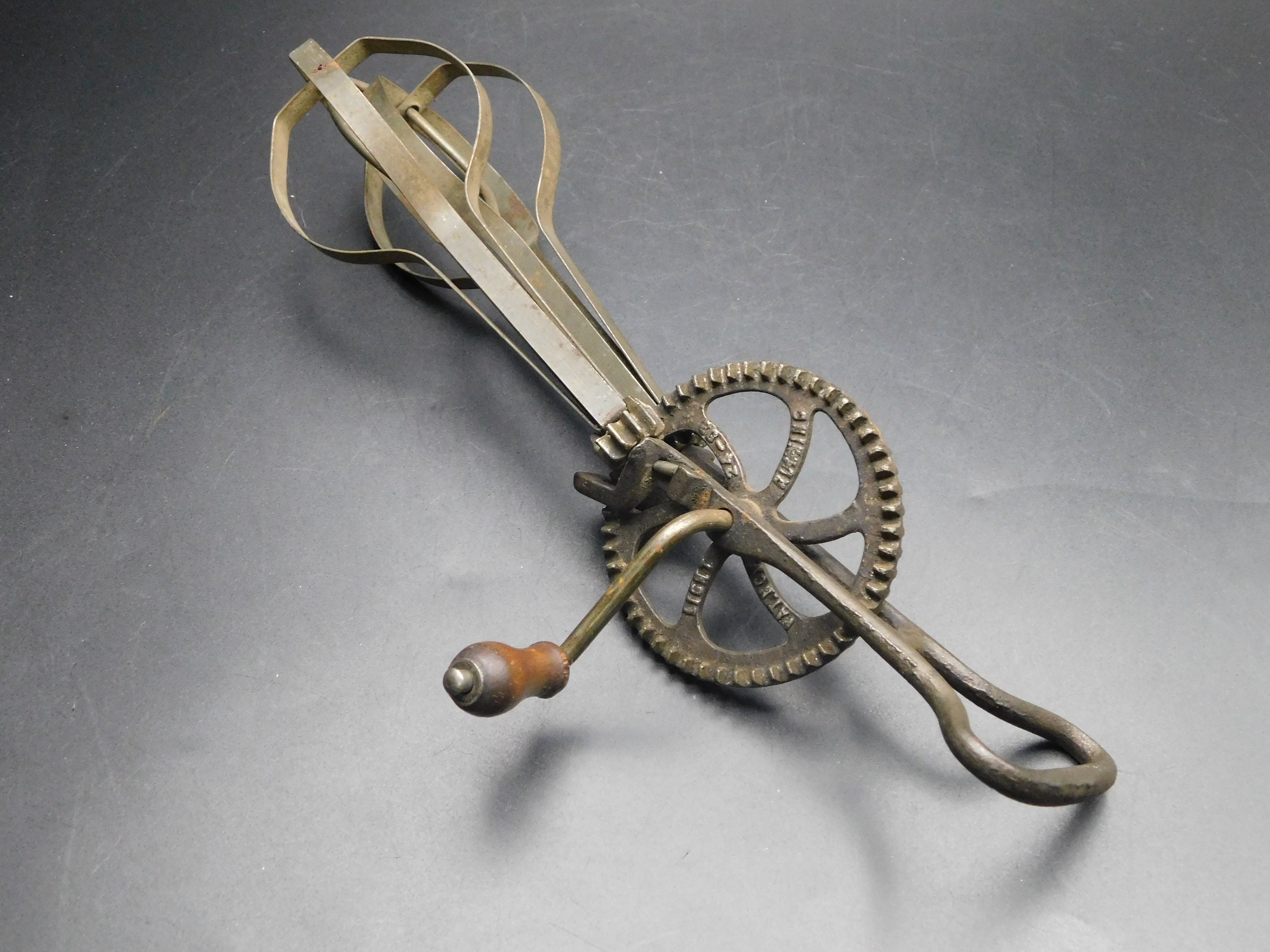  Old Fashioned Amish Crafted Manual Hand Beater - Vintage Style!  Proudly Made in The USA!: Home & Kitchen