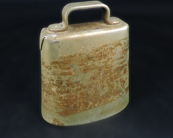 Vintage Ludwig Cow Bell ~ Percussion Instrument ~ Drummer's Cowbell ~ Metal Ludwig Cowbell ~ Drum Cowbell ~ Marked  Ludwig, Chicago