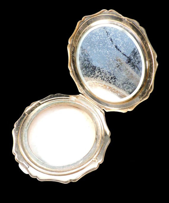 Stratton Enameled  Brass Compact - image 3