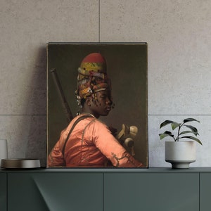 Digital, 1869, J. L. Gerome, Bashi Bazouk, Pintura al óleo, DESCARGA INSTANTÁNEA, arte clásico imprimible