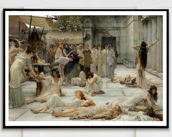 Digital, 1887, The Women of Amphissa, Lawrence Alma-Tadema, Classical Painting, INSTANT DOWNLOAD