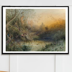 Digital, 1881, Fairy Land, French art, female mythology, INSTANT DOWNLOAD