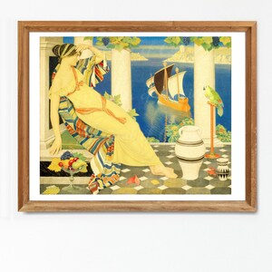 Ariadne In Naxos Print: 1925 Greek Maiden Art (Digital Download)