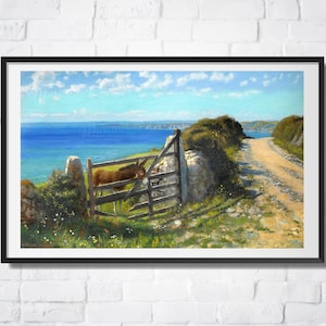 Arthur Hughes Donkey Painting: 1800s Farmhouse Print (Digital Download)