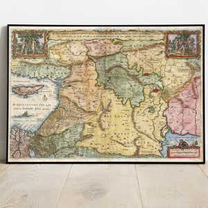 Rare Puzzle 4000 Pieces, Magna Carta Mundi by Nicolaes Visscher I / Item  Details Below 