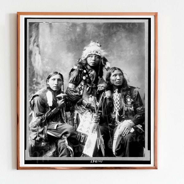 Digital, 1800s, Native Americans, INSTANT DOWNLOAD, Black and White Portrait, printable, vintage historical photograph