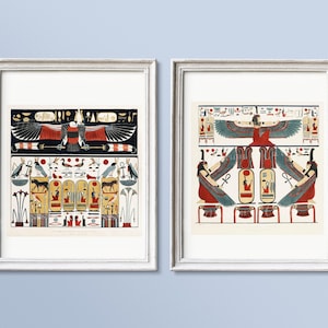 Digital, 1820, Ancient Egypt, Thebes, Kings Tombs, Nubia, INSTANT DOWNLOAD, Printable Egyptian art