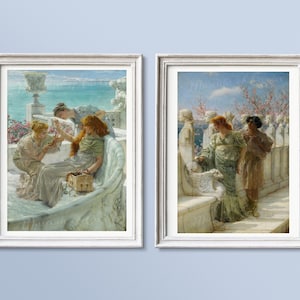 Digital, Lawrence Alma-Tadema, Fortune&#39;s Favourite PLUS Past and Present Generations, INSTANT DOWNLOAD, printable Classical Art