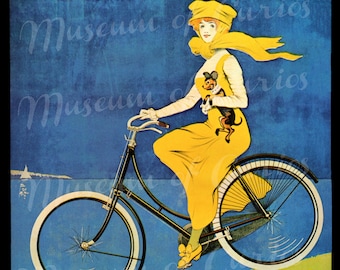 POSTER SAO PAULO BRAZIL ENJOY BIKE RIDE BICYCLE CYCLING VINTAGE REPRO FREE S//H