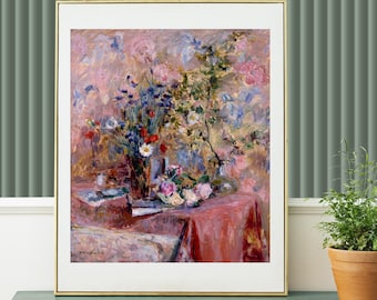 Vuillard、VASE DE FLEURS、海外版超希少レゾネ、新品額付 Vuillard、VASE DE FLEURS、海外版超希少レゾネ、新品額付 Vase of
