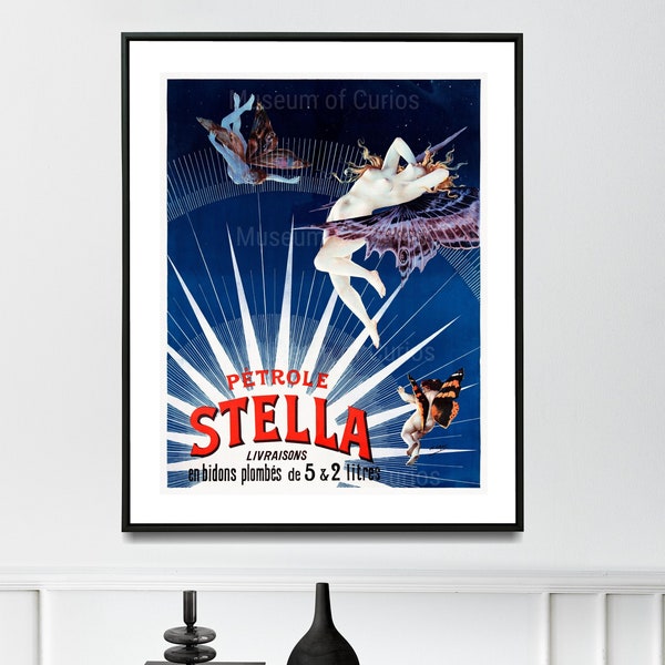Digital, 1897, 'Petrolle Stella', Henri Boulanger Gray, French Advertising, INSTANT DOWNLOAD
