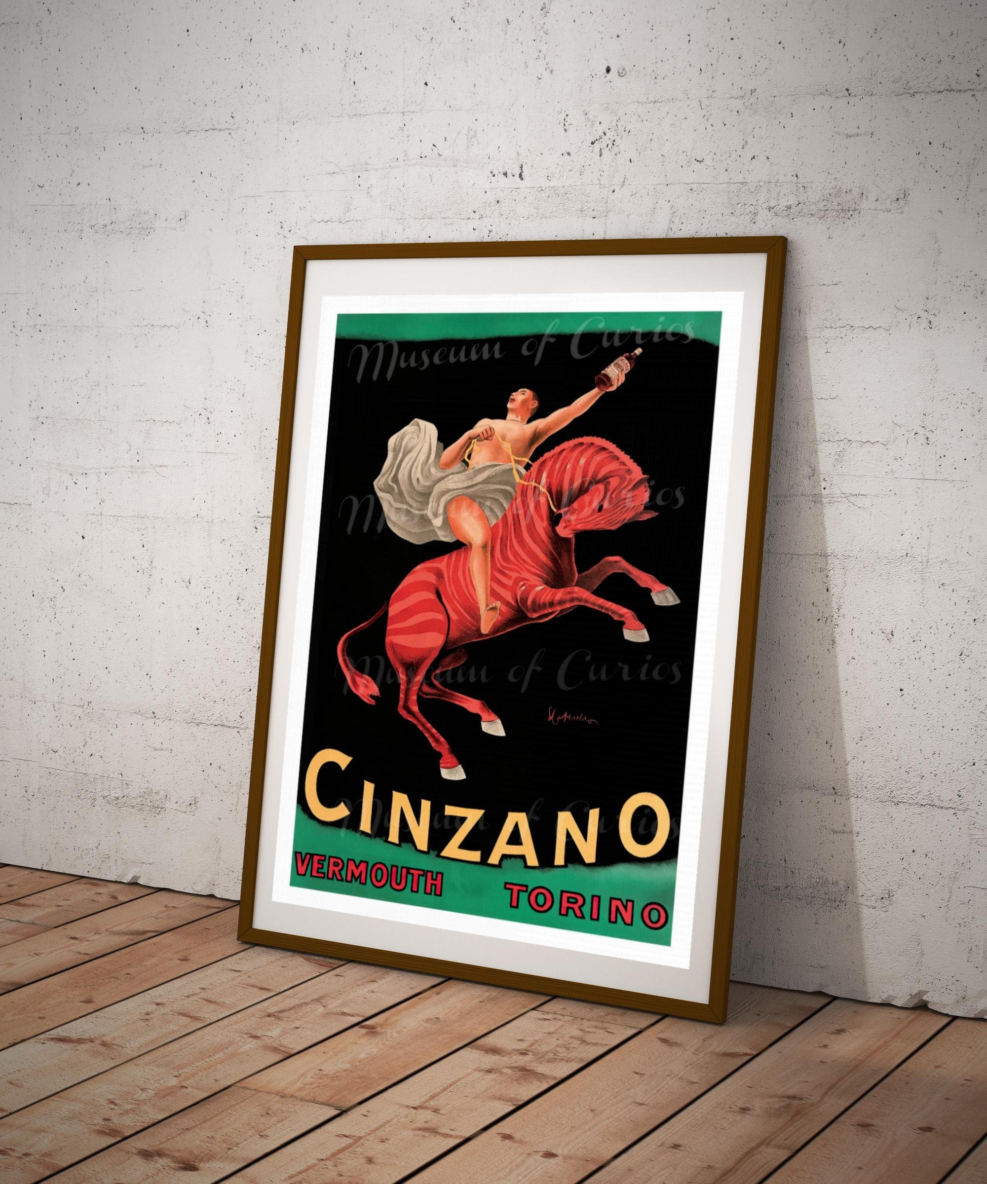 Digital, 1910, Cinzano Vermouth Torino, Leonetto Cappiello