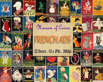 Grabados publicitarios franceses del Art Nouveau: siglo XIX-XIX (Descarga digital)