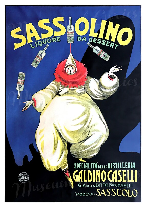 Digital, 1925, Sassolino Liquore Da Dessert, INSTANT DOWNLOAD, in