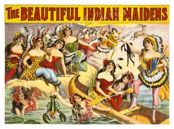 Burlesque Chorus Girls Print: 1800s Cabaret Vaudeville Art