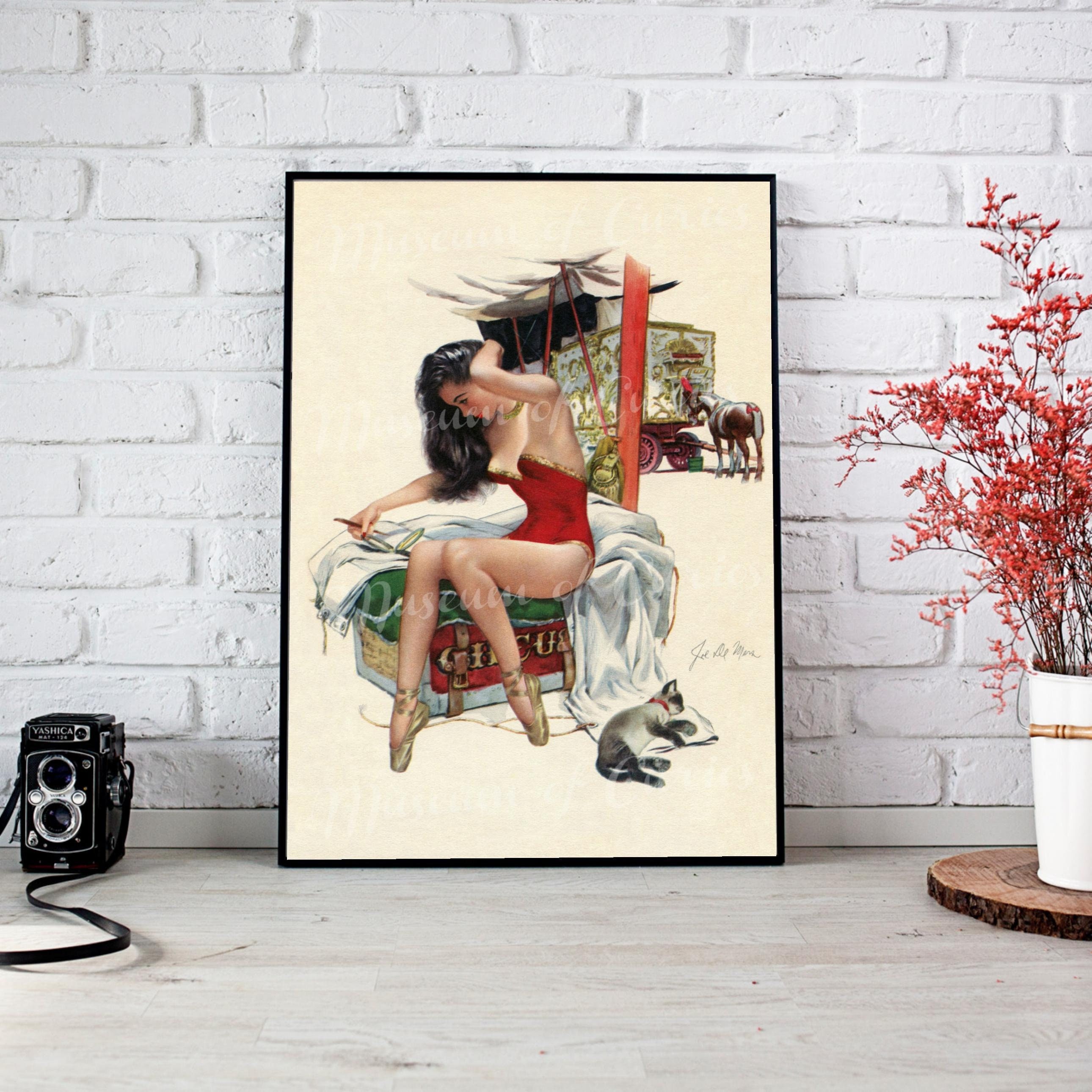 1948 Esquire Magazine Pin-Up Art: Mid-Century Beauty (Digital Download)