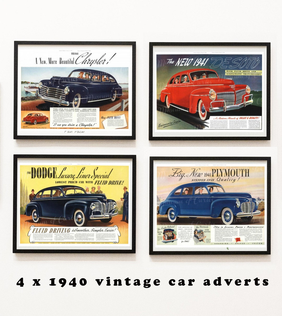 Digital, 1940, Vintage Cars, Printable Advertisements, Chrysler, Dodge ...