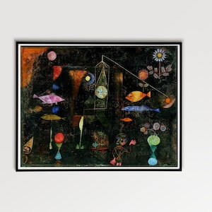 Digitaal, 1925, Paul Klee, 'Fish Magic', Abstracte Kunst, INSTANT DOWNLOAD, Drie Maten