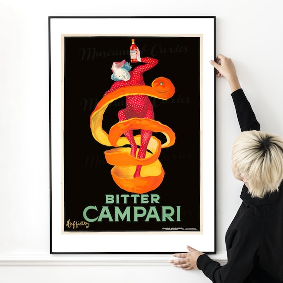 Digital, 1921, Bitter Campari Poster, Leonetto Cappiello, Italian