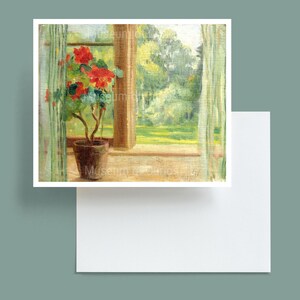 1915 Floral Still Life Oil Painting: Flowers in Pot (Digital Download)