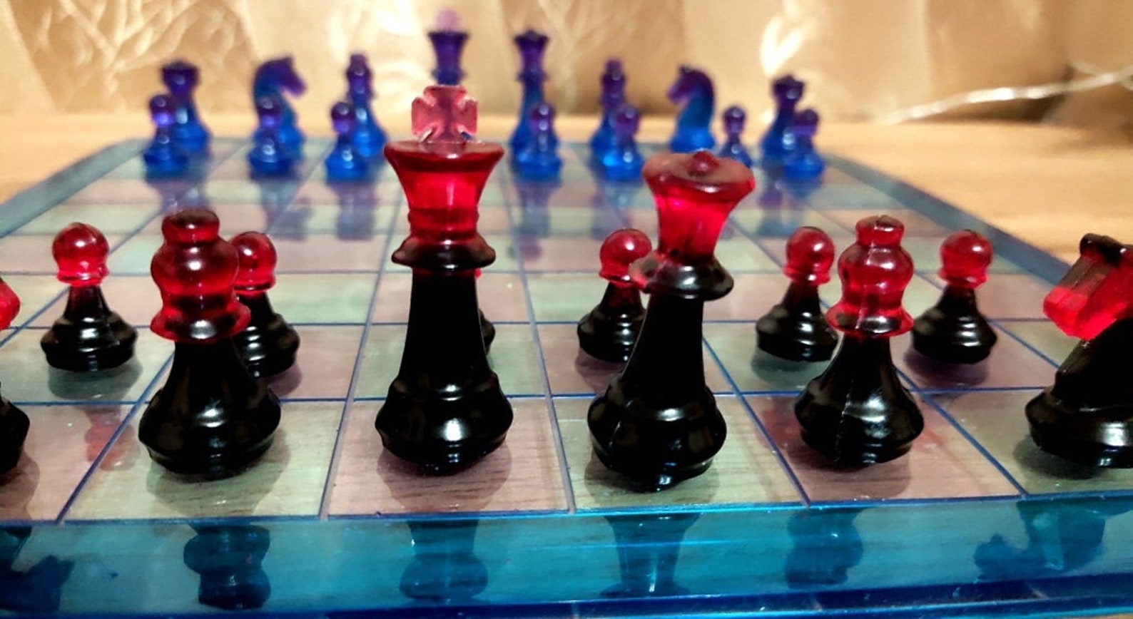 Resin chess set Customized resin chess pieces 16 or 32 pcs | Etsy