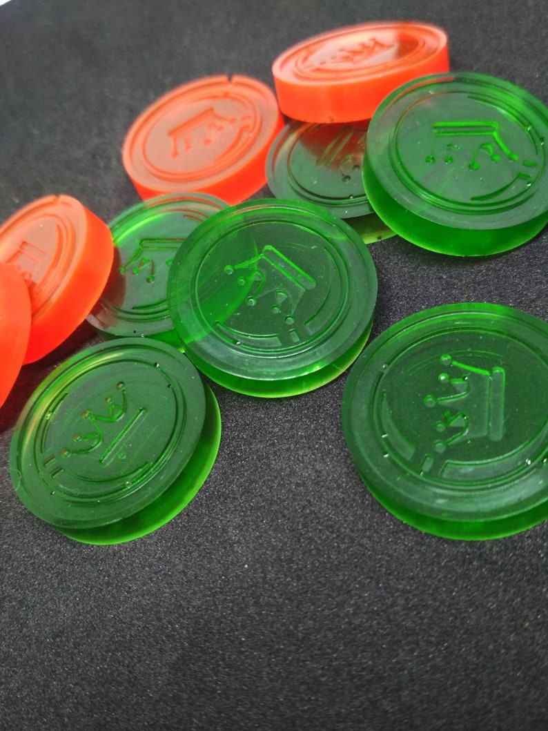 Handmade Checkers Set Stackable Checkers Pieces diameter of Etsy