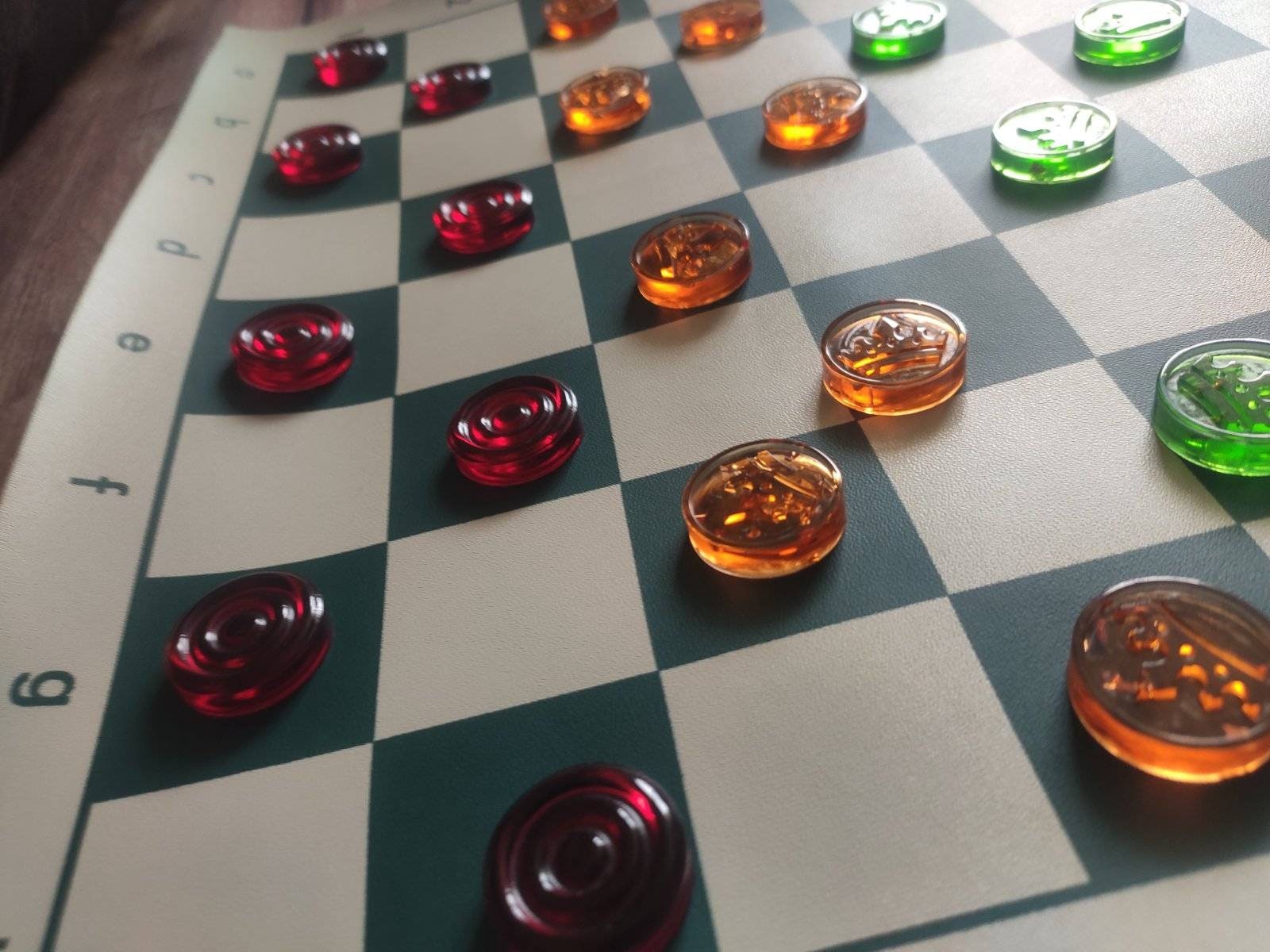 Custom International Checkers Handmade Checkers Set Small Etsy