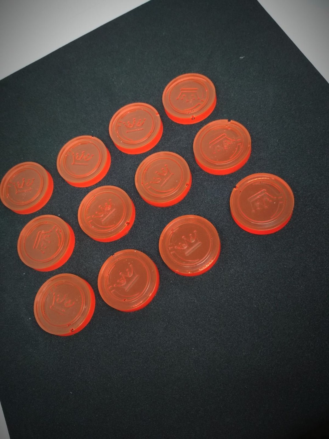 Handmade checkers set Stackable checkers pieces Diameter of Etsy