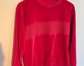Pink Velvet Vintage Sweater Large