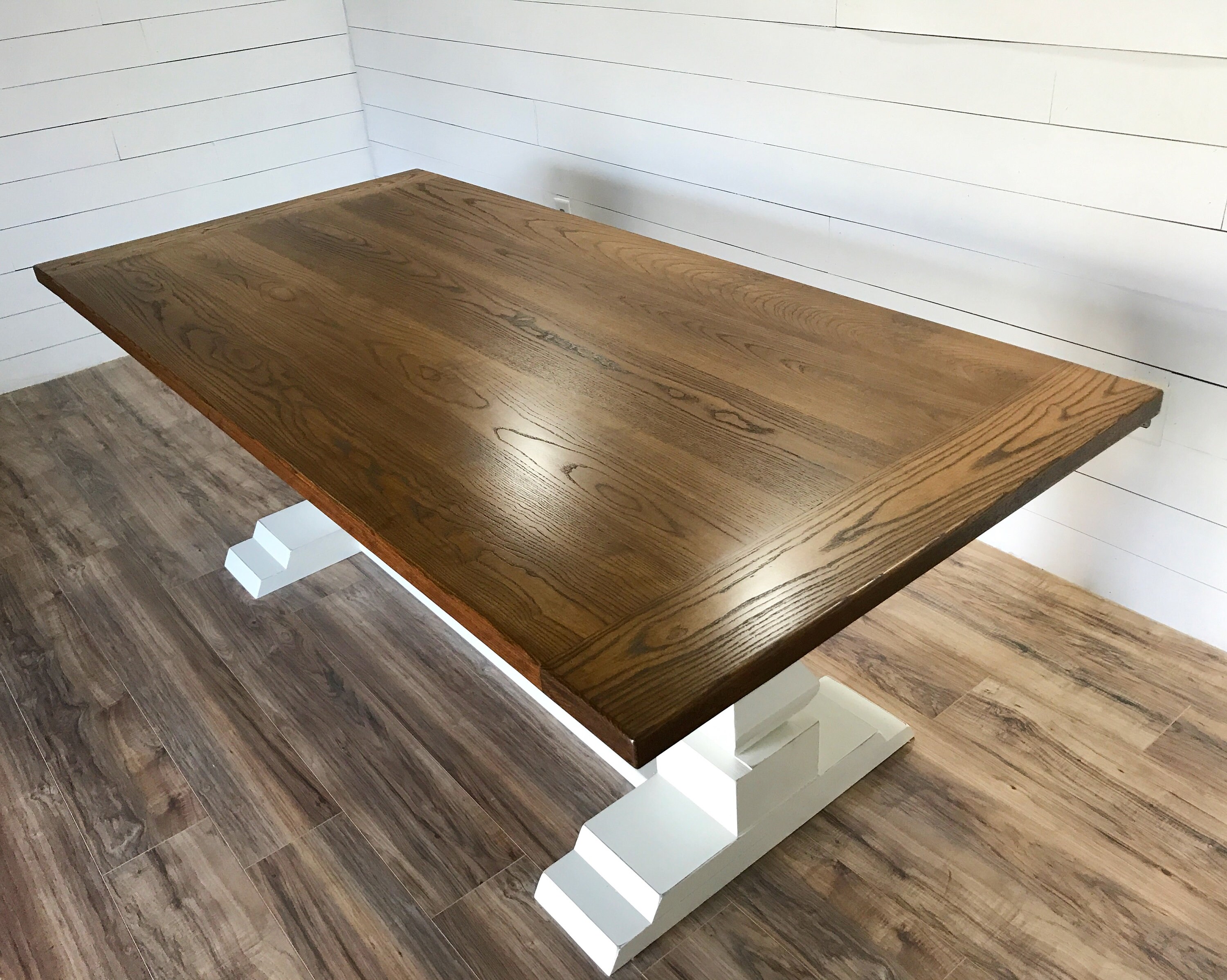 Mesa de comedor moderna de la granja | Etsy