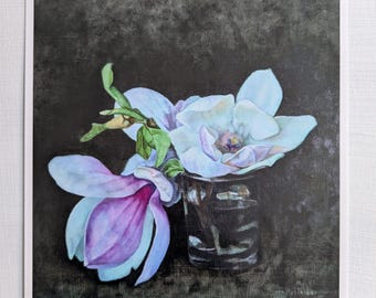 Magnolias (impresión de bellas artes)