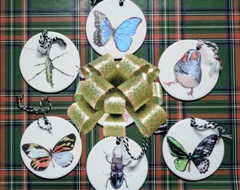 Adornos de cerámica con forma de animalito