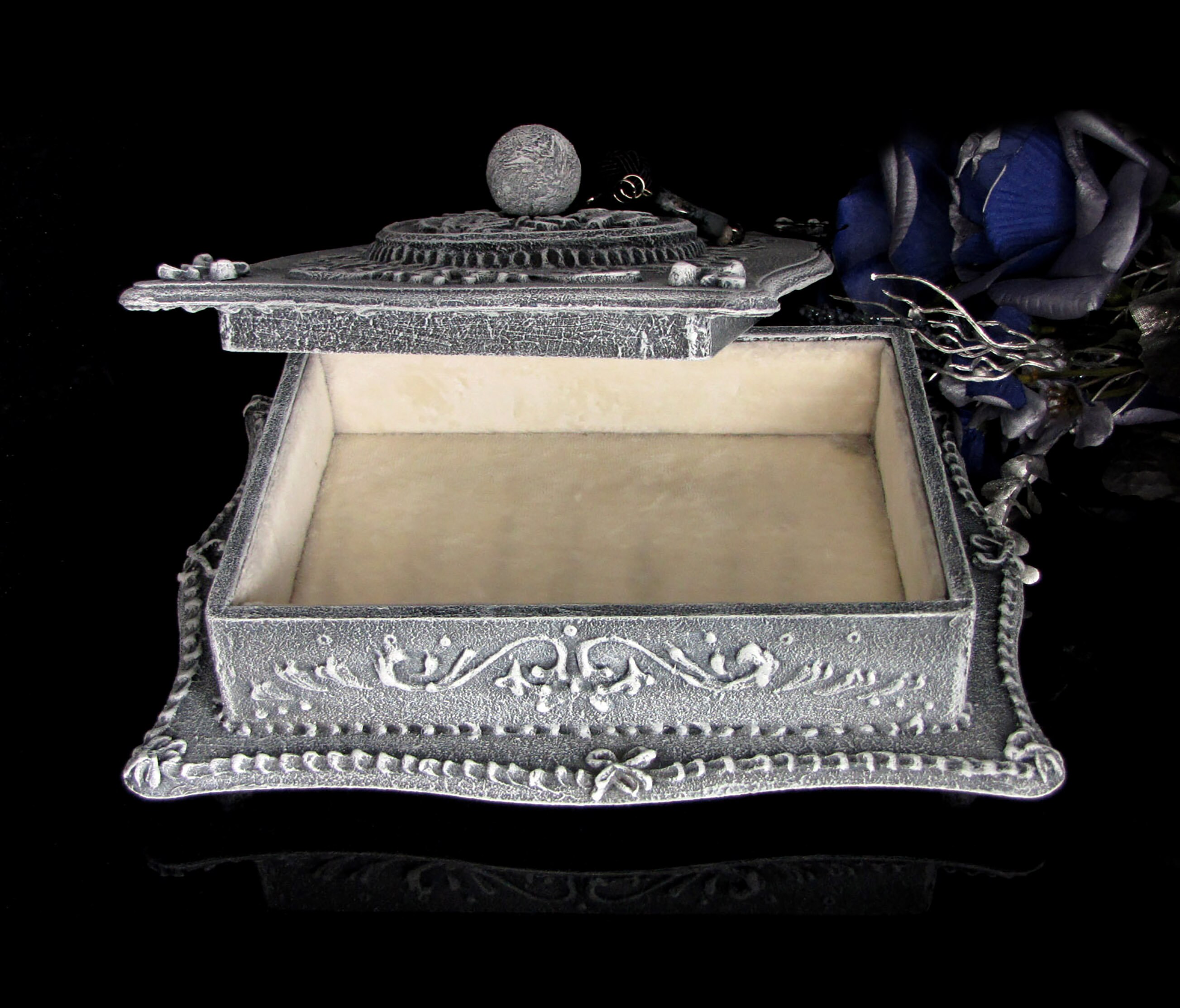 Mens jewelry box Jewelry box with lid Jewelry box imitation Etsy