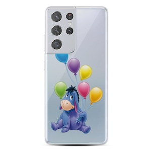 Winnie Pooh Galaxy 25 S24 case Eeyore Galaxy S23 case Disney Galaxy A13 Donkey Galaxy S22 Ultra case Hybrid Acrylic Galaxy S22 plus case
